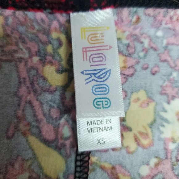 LULAROE | Perfect T in Dark Floral sz XS - Picture 5 of 6